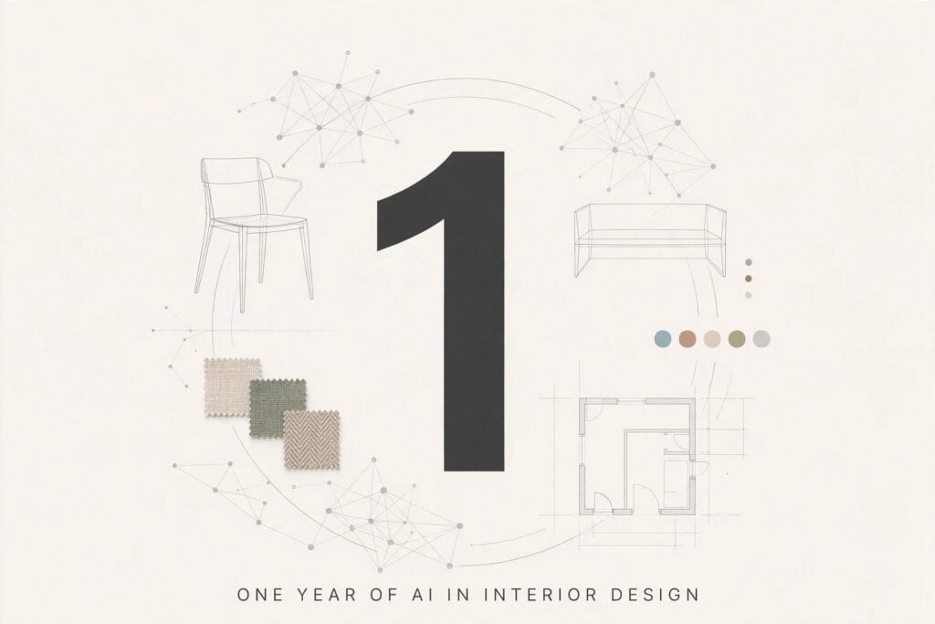 One Year of AI in Interior Design: What Actually Changed 1 one year ai interior design give the text overlay 1